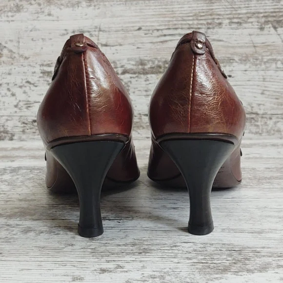 🟦NWOT Kenneth Cole NY Italian Leather Heels - Picture 8 of 13